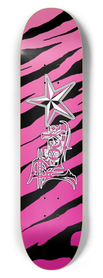 Rock Star PkTS 7 5/8" Deck 7-5/8 Skateboard Deck