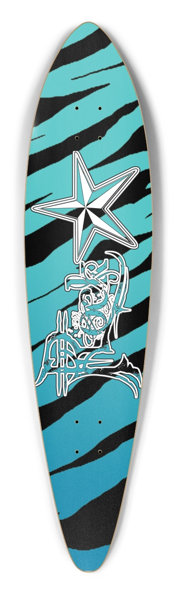 Rock Star BTS Pintail Longboard