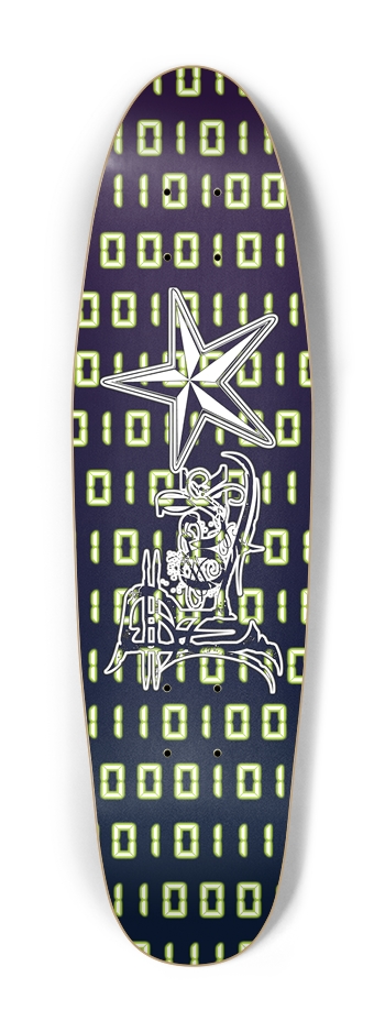 Rock Star Binary Code Cruiser Deck Cruiser Shape