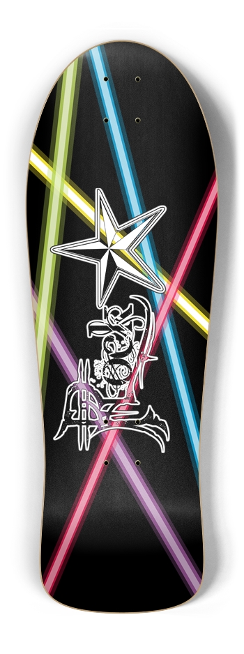 Rock Star Lasers Old School Deck Old School Shape