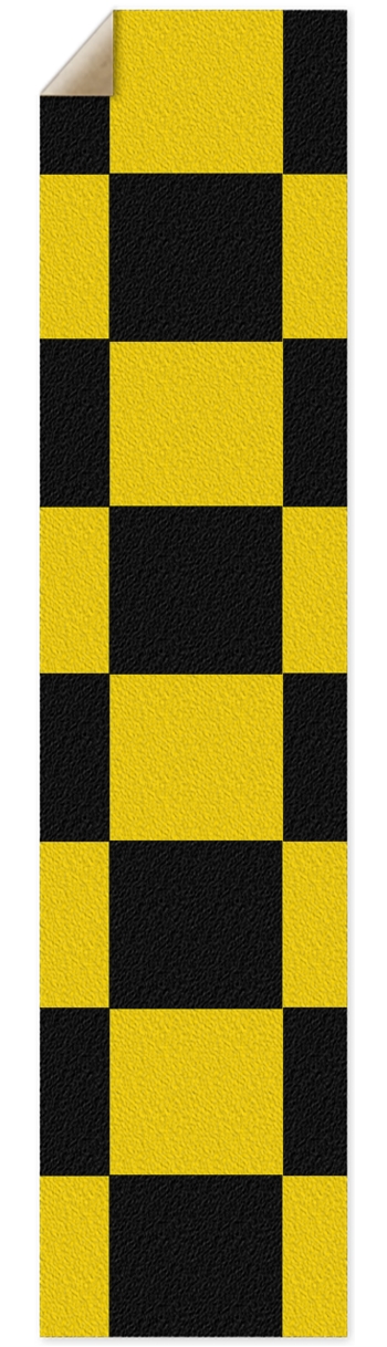 B+Y Checker Longboard/Pintail Longboard Grip Tap Griptape for Longboards