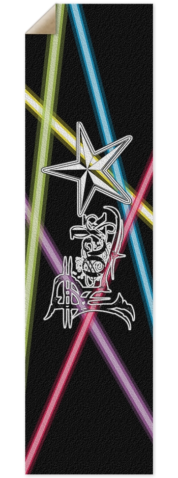 Rock Star Lasers Custom Griptape 9 x 33 Inch Griptape