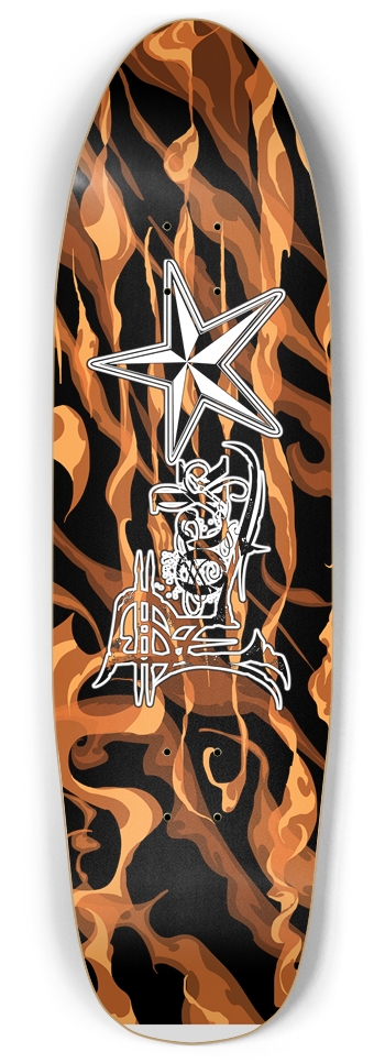 Rock Star Fire Punk Nose Pool Deck Punk Nose Shape