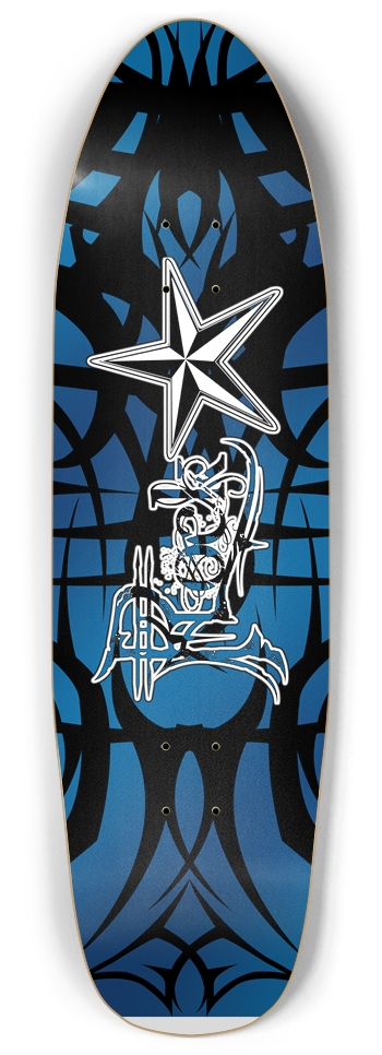 Rock Star Tribal Punk Nose Pool Deck Punk Nose Pool Shape