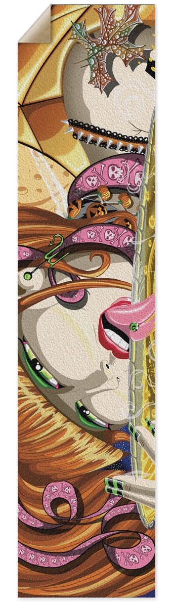 Cassandra Series Pintail/Longboard Grip Tape Griptape for Longboards