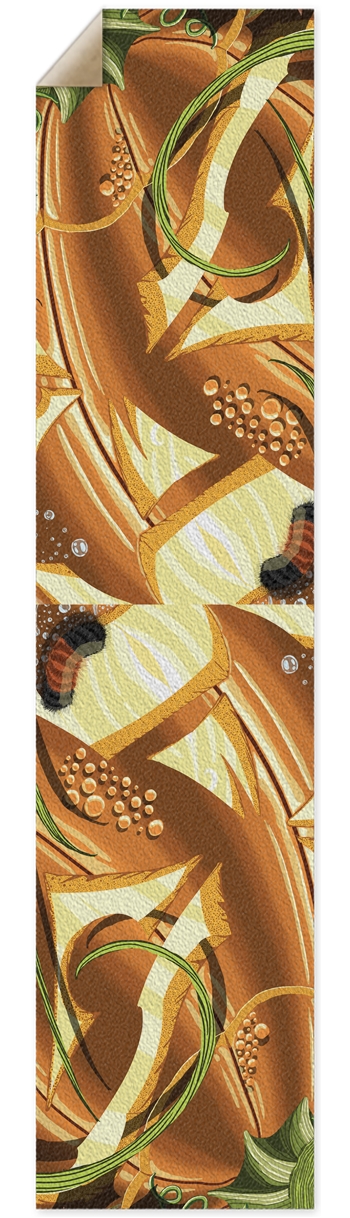 Cheshire Pumpkin Pintail/Longboard Grip Tape Griptape for Longboards