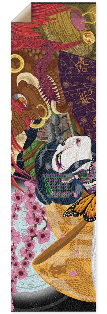 Uzume And The Oni Punk Nose Pool Grip Tape 10 x 36 Inch Griptape