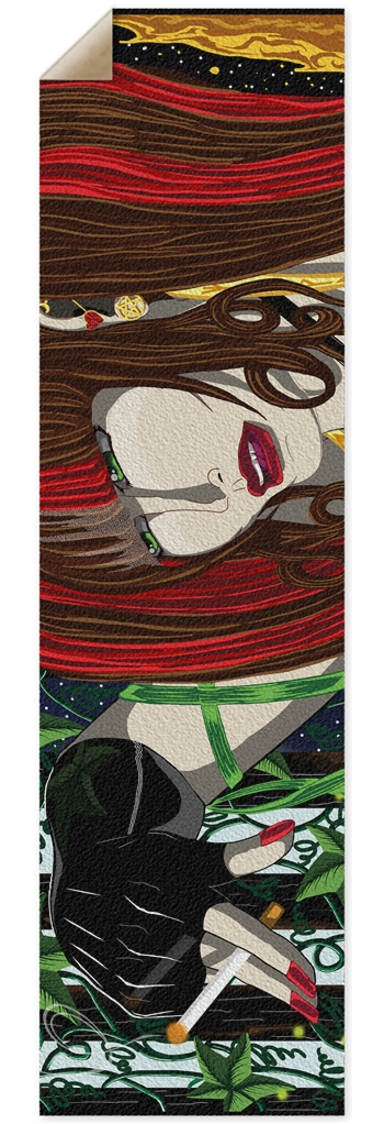 Sara Rose Series Punk Nose Pool Grip Tape 10 x 36 Inch Griptape