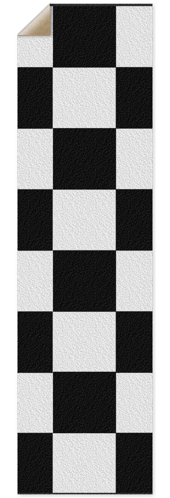 B+W Checker Punk Nose Pool Grip Tape 10 x 36 Inch Griptape