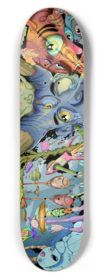 Friends forever mashup 7-3/4 Skateboard Deck