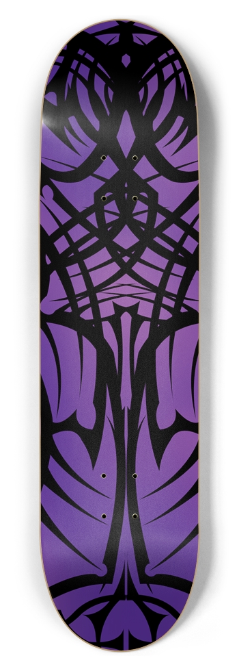 Purple Tribal 8.5" Deck 8-1/2 Skateboard Deck