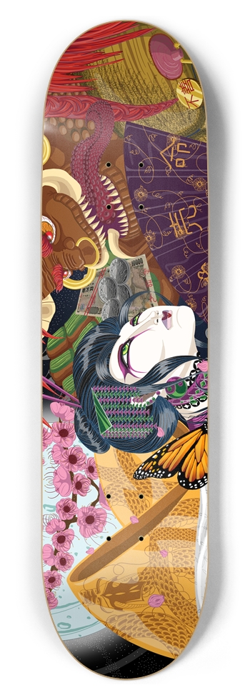 Uzume And The Oni 8.5" Deck 8-1/2 Skateboard Deck