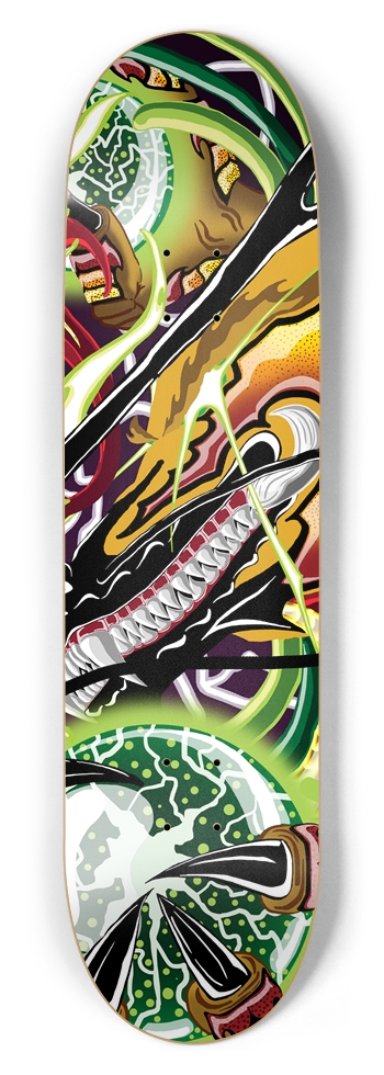 Pensive Dragon 8.5" Deck 8-1/2 Skateboard Deck