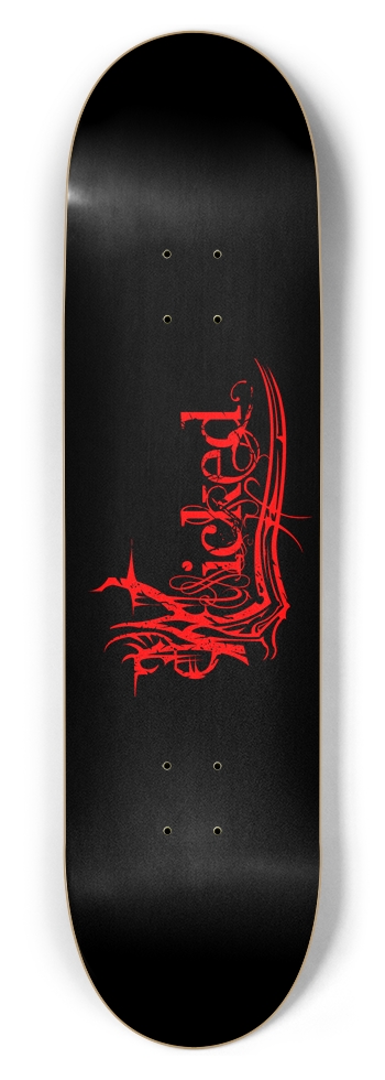 Wicked Red 8.5" Deck 8-1/2 Skateboard Deck