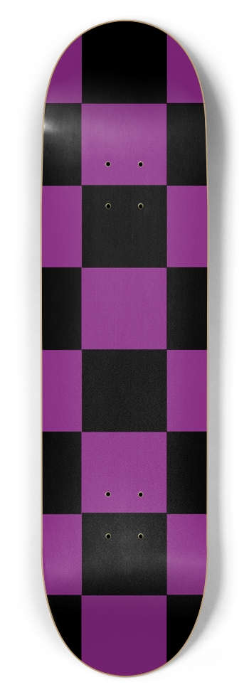 B+P Checker 8.5" Deck 8-1/2 Skateboard Deck
