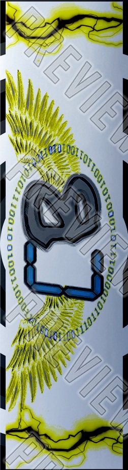 Code Black Godly Skateboard 8 Inch Skateboard Deck
