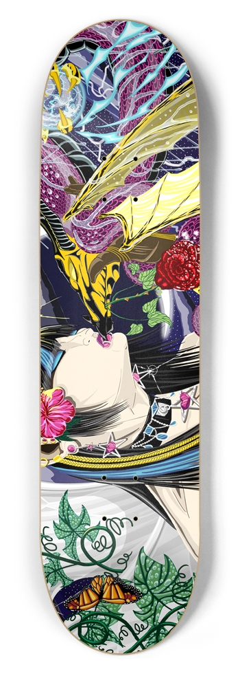 Kiss Of The Dragon 8.5" Deck 8-1/2 Skateboard Deck