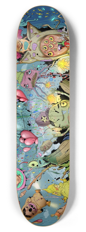 Friends Forever Mashup V1 7-7/8 Skateboard Deck