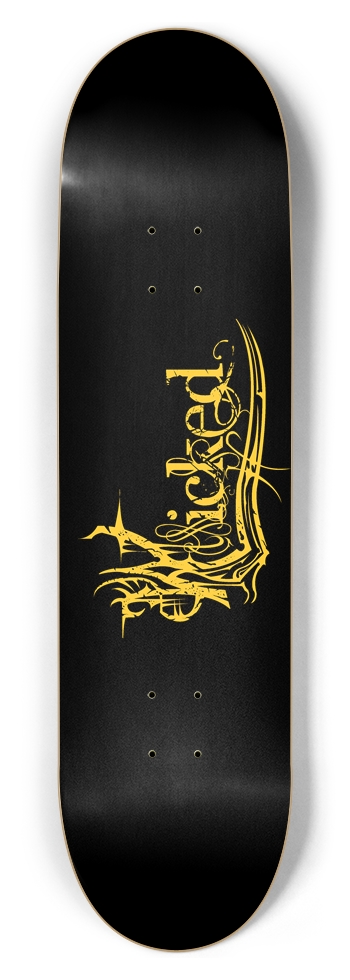 Wicked Yellow 8.5" Deck 8-1/2 Skateboard Deck