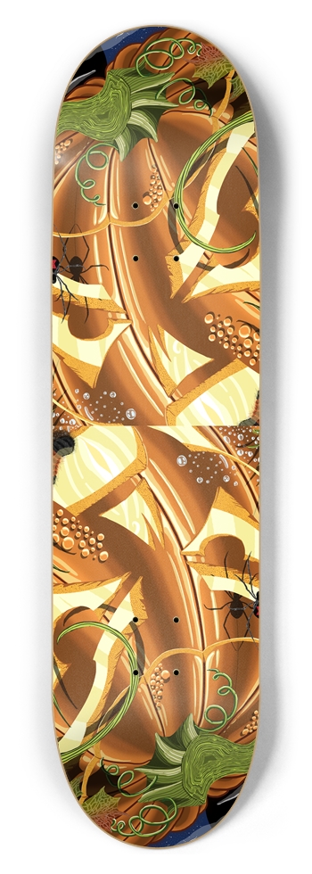 Cheshire Pumpkin 8.5" Deck 8-1/2 Skateboard Deck