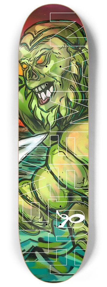 Fish Fight / Levi Huffman 8-1/4 Skateboard Deck