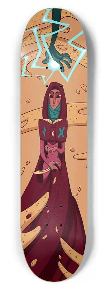 Lady of Storms 7-3/4 Skateboard Deck