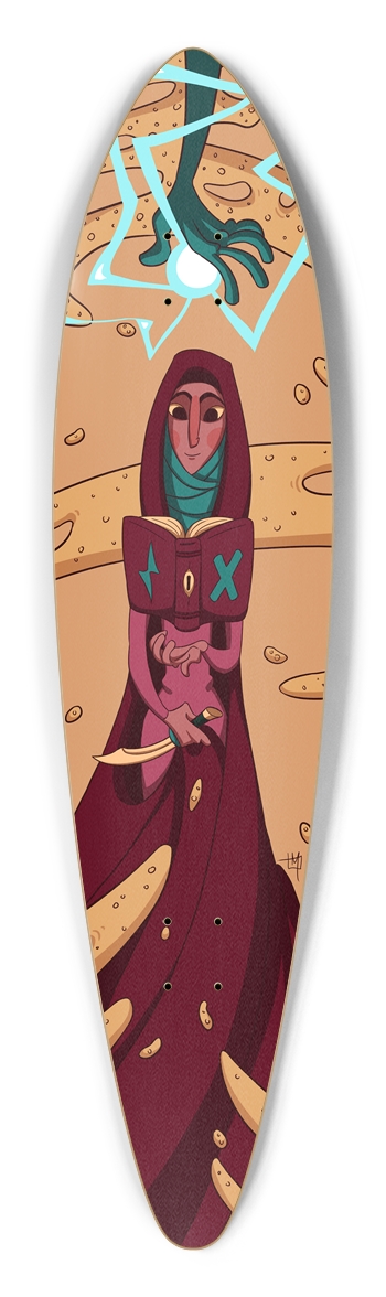 Lady of Storms Pintail Longboard