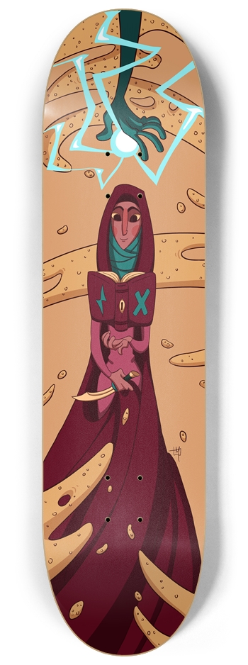 Lady of Storms 8-1/4 Skateboard Deck