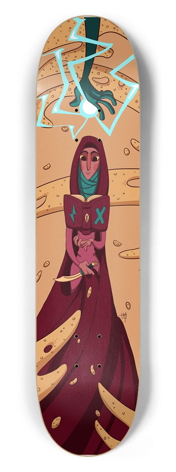 Lady of Storms 7-1/2 Skateboard Deck