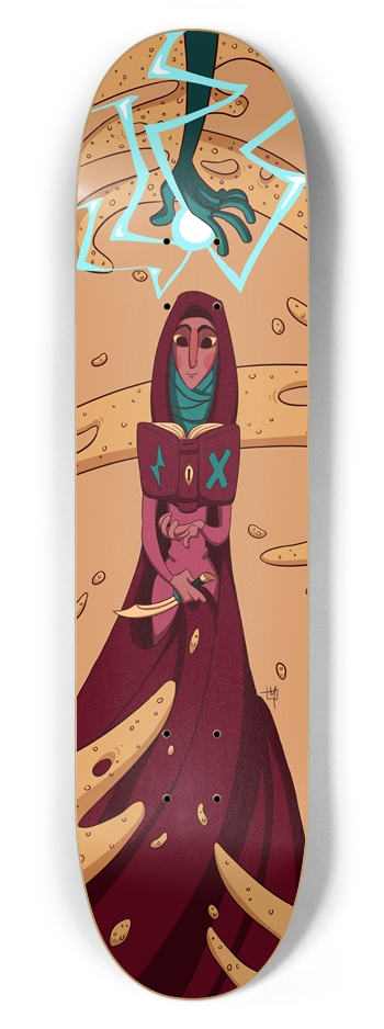 Lady of Storms 7-5/8 Skateboard Deck