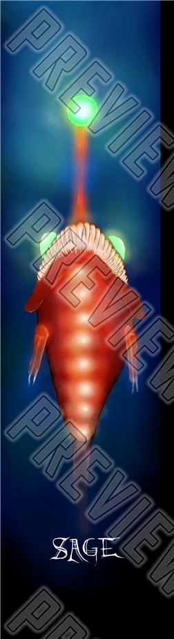 Deep Sea Predator 7-3/4 Skateboard Deck 