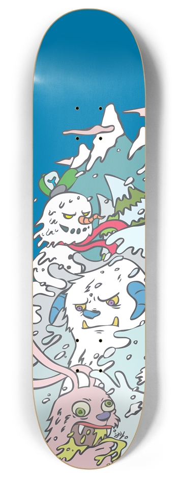 SNOWSTORM 8 Inch Skateboard Deck