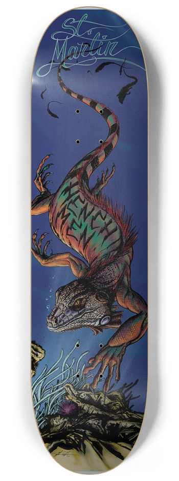 Iguana Henchmen - St. Martin 8.25" 8-1/4 Skateboard Deck