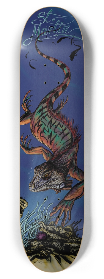 Iguana Henchmen - St. Martin 7.87" 7-7/8 Skateboard Deck