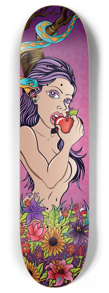 No Stranger To Sin Skateboard 8 Inch Skateboard Deck