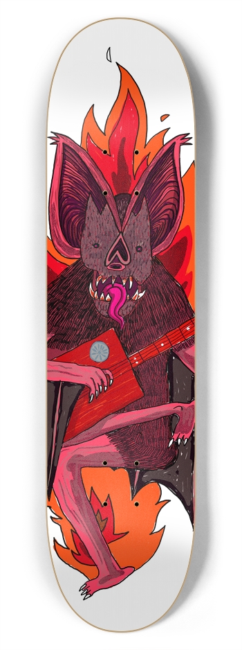 BAT 7-3/4 Skateboard Deck