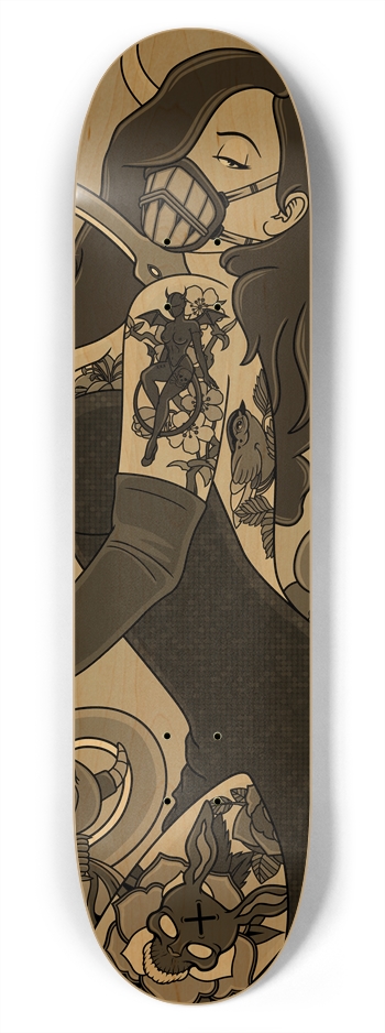 Jessica Rabbit 7-3/4 Skateboard Deck