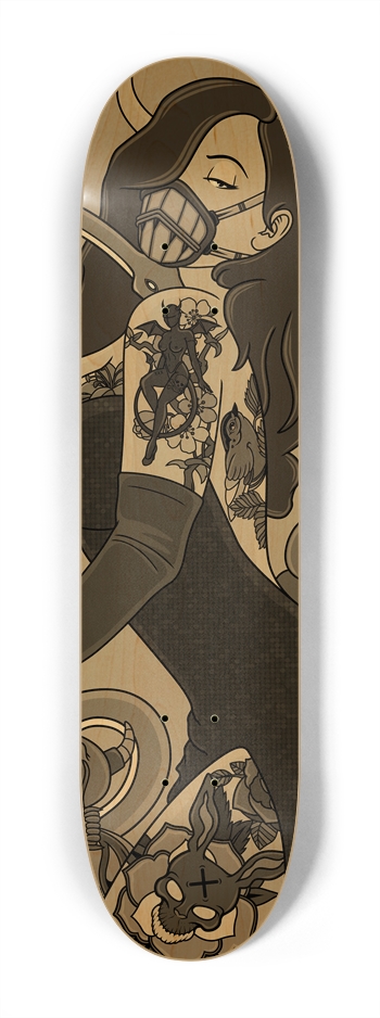 Jessica Rabbit 7-1/4 Mini/Kid Skateboard