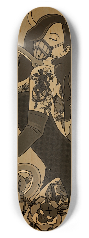Jessica Rabbit 7-5/8 Skateboard Deck