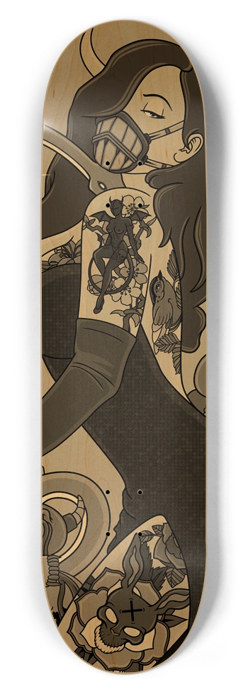 Jessica Rabbit 8-1/2 Skateboard Deck