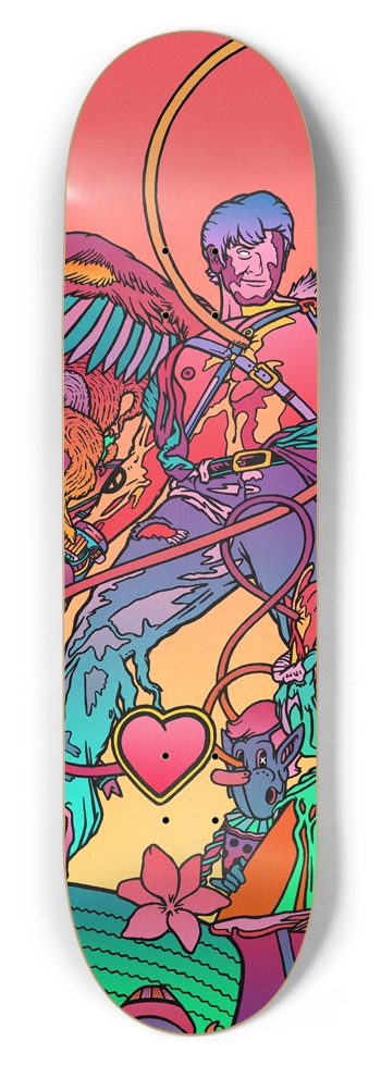 Ash Williams / Army of Darkness 8-1/2 Skateboard Deck