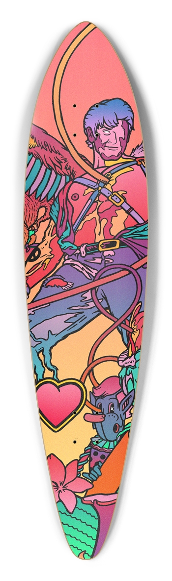 Ash Williams / Army of Darkness Pintail Longboard
