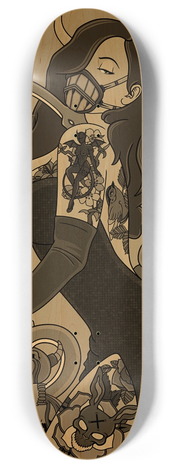 Jessica Rabbit 8 Inch Skateboard Deck