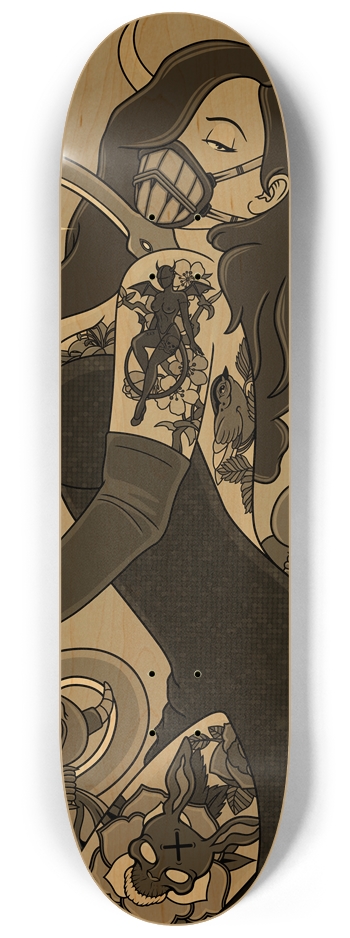Jessica Rabbit 8-1/4 Skateboard Deck