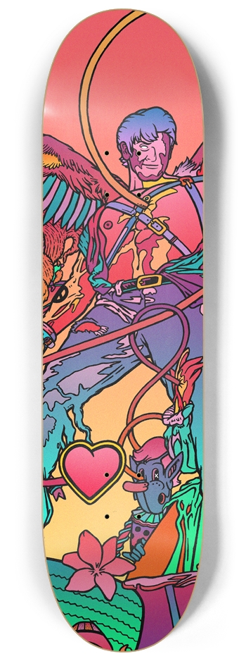 Ash Williams / Army of Darkness 8-1/4 Skateboard Deck