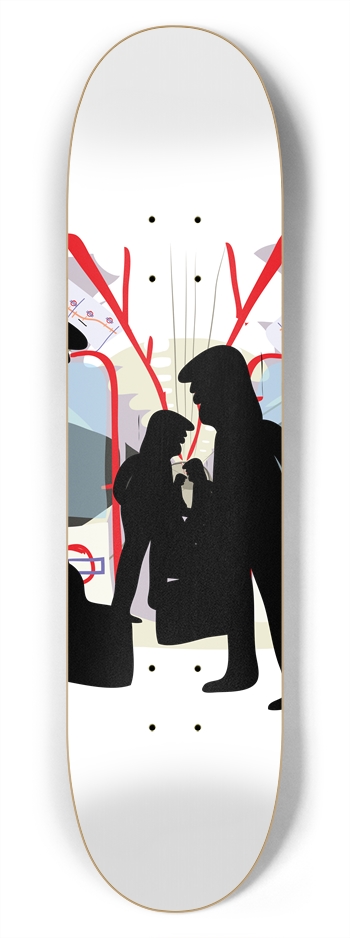 London Underground 7-3/4 Skateboard Deck