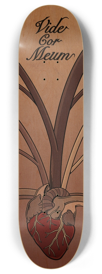 Vide Cor Meum 8 Inch Skateboard Deck