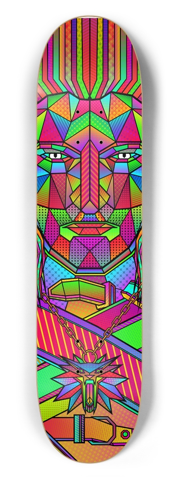 Geralt of Rivia / The Witcher 7-1/2 Skateboard Deck