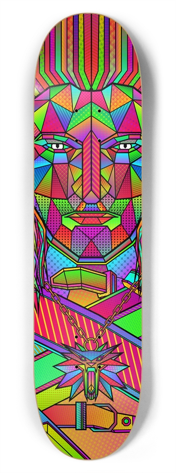 Geralt of Rivia / The Witcher 7-3/4 Skateboard Deck
