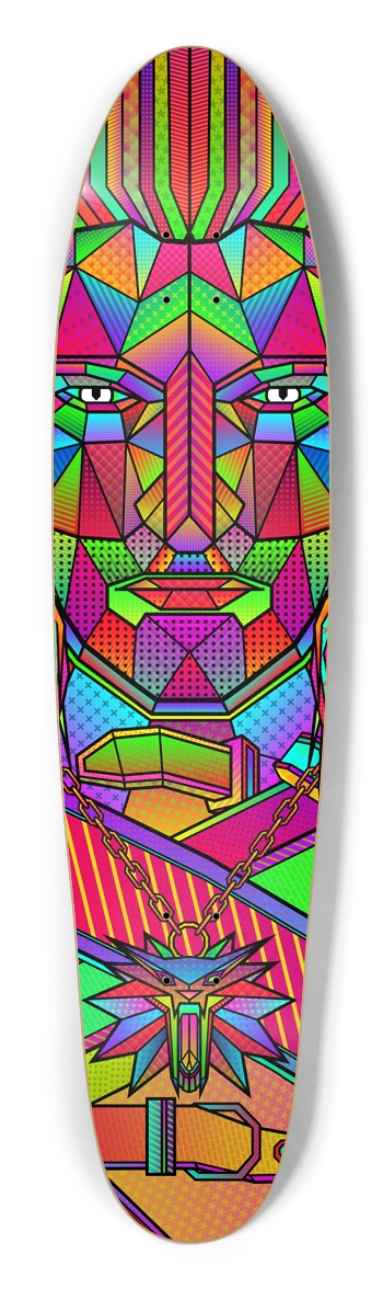Geralt of Rivia / The Witcher Longboard Shape